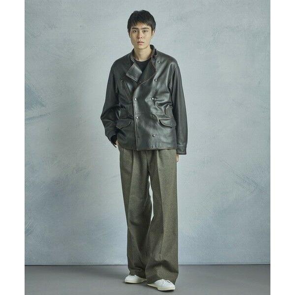 MEN'S BIGI / メンズビギ 【50th Anniv . 菊池武夫】AGED SHEEPSKIN LEATHER JACKETの画像