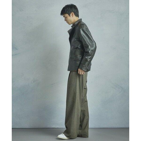 MEN'S BIGI / メンズビギ 【50th Anniv . 菊池武夫】AGED SHEEPSKIN LEATHER JACKETの画像