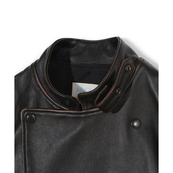 MEN'S BIGI / メンズビギ 【50th Anniv . 菊池武夫】AGED SHEEPSKIN LEATHER JACKETの画像