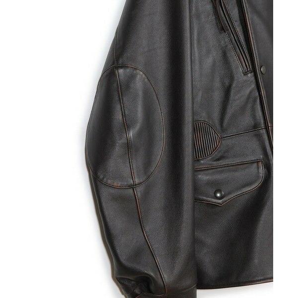 MEN'S BIGI / メンズビギ 【50th Anniv . 菊池武夫】AGED SHEEPSKIN LEATHER JACKETの画像