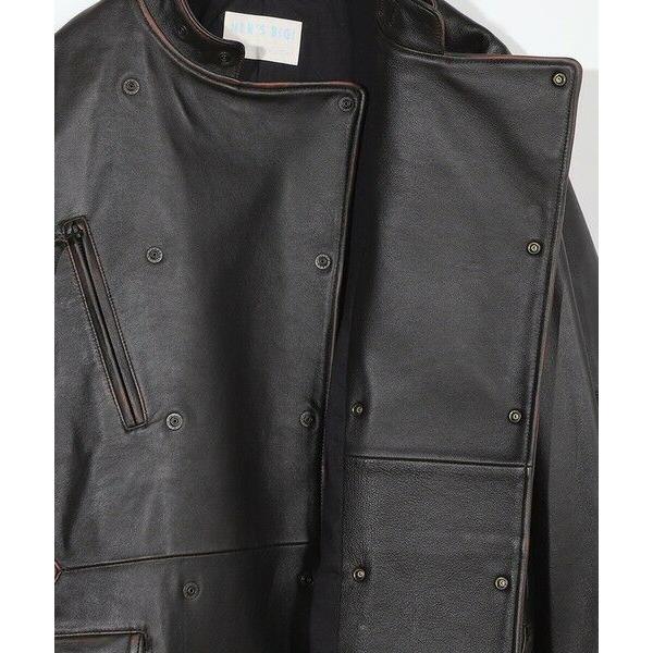 MEN'S BIGI / メンズビギ 【50th Anniv . 菊池武夫】AGED SHEEPSKIN LEATHER JACKETの画像