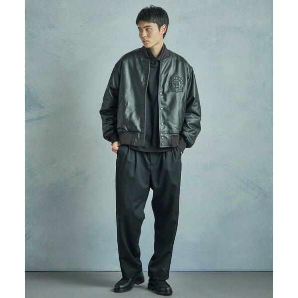 MEN'S BIGI / メンズビギ 【50th Anniv . 中田 慎介】 SHEEP LEATHER STADIUM JAMPERの画像