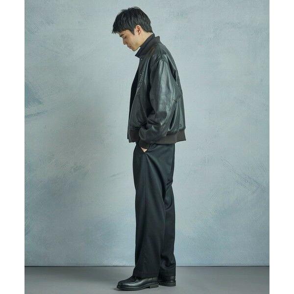 MEN'S BIGI / メンズビギ 【50th Anniv . 中田 慎介】 SHEEP LEATHER STADIUM JAMPERの画像