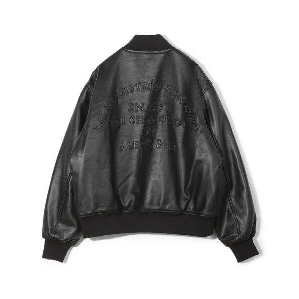 MEN'S BIGI / メンズビギ 【50th Anniv . 中田 慎介】 SHEEP LEATHER STADIUM JAMPERの画像