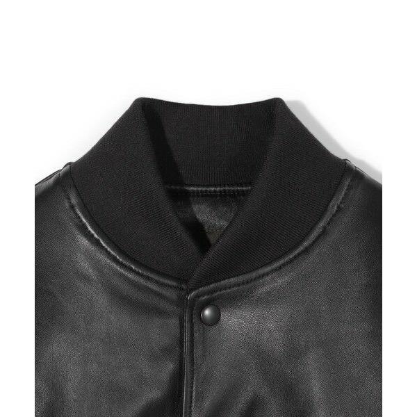 MEN'S BIGI / メンズビギ 【50th Anniv . 中田 慎介】 SHEEP LEATHER STADIUM JAMPERの画像
