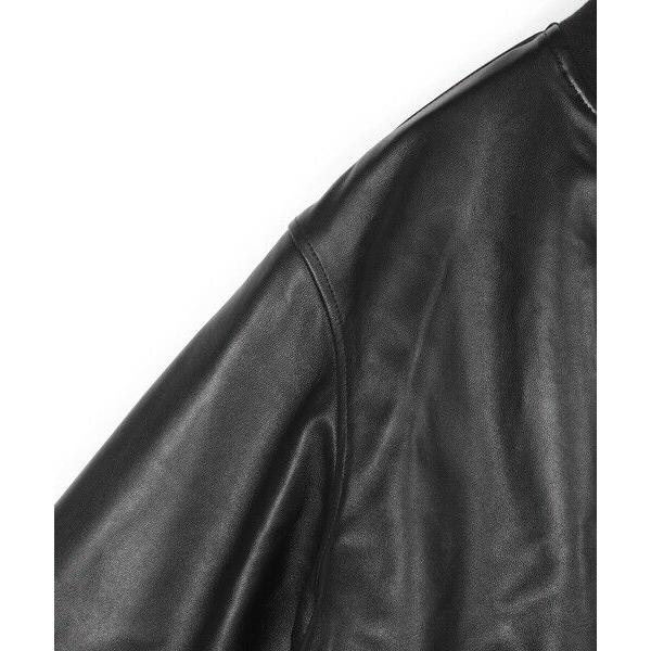 MEN'S BIGI / メンズビギ 【50th Anniv . 中田 慎介】 SHEEP LEATHER STADIUM JAMPERの画像