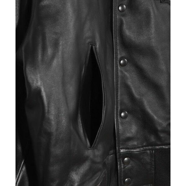 MEN'S BIGI / メンズビギ 【50th Anniv . 中田 慎介】 SHEEP LEATHER STADIUM JAMPERの画像