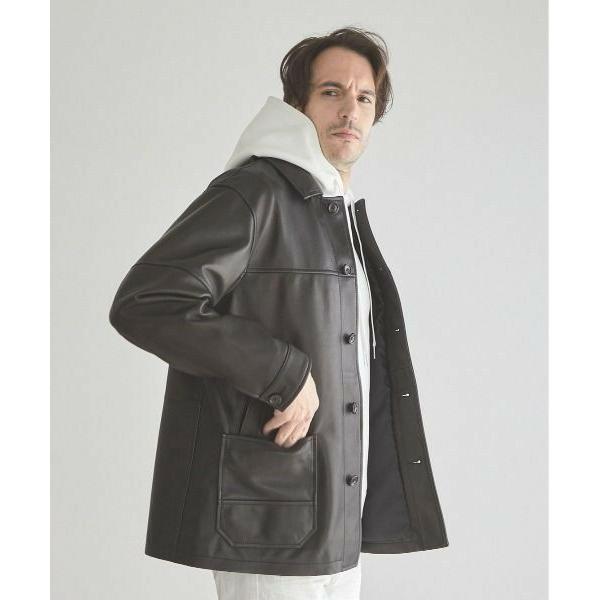 MEN'S BIGI / メンズビギ ラムネイキッドカバーオールの画像
