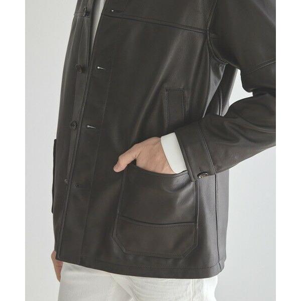 MEN'S BIGI / メンズビギ ラムネイキッドカバーオールの画像