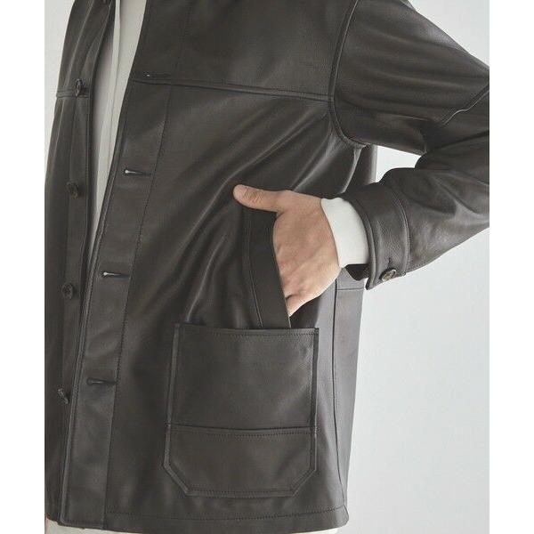 MEN'S BIGI / メンズビギ ラムネイキッドカバーオールの画像
