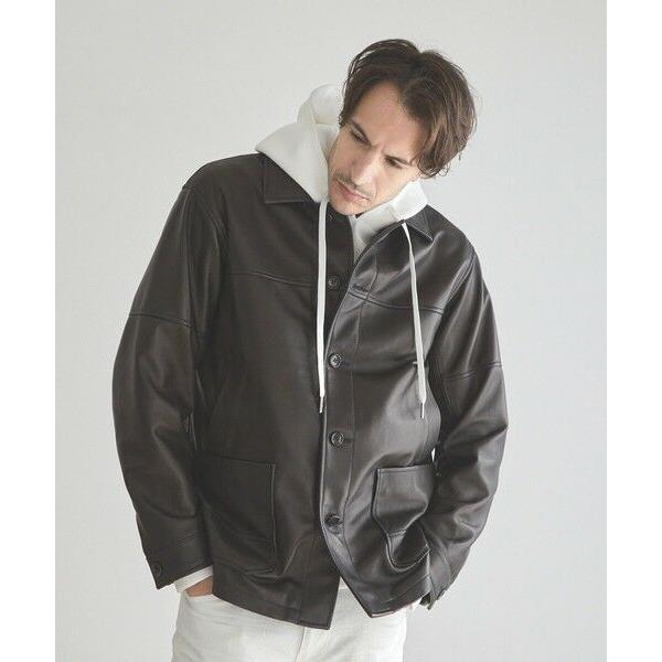 MEN'S BIGI / メンズビギ ラムネイキッドカバーオールの画像
