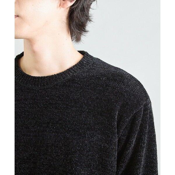 MEN'S BIGI（メンズビギ） 【洗える】クルーネックモールニット