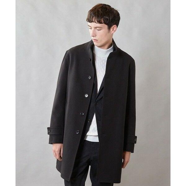 MEN'S BIGI / メンズビギ ウール調ヘリンボーンコート