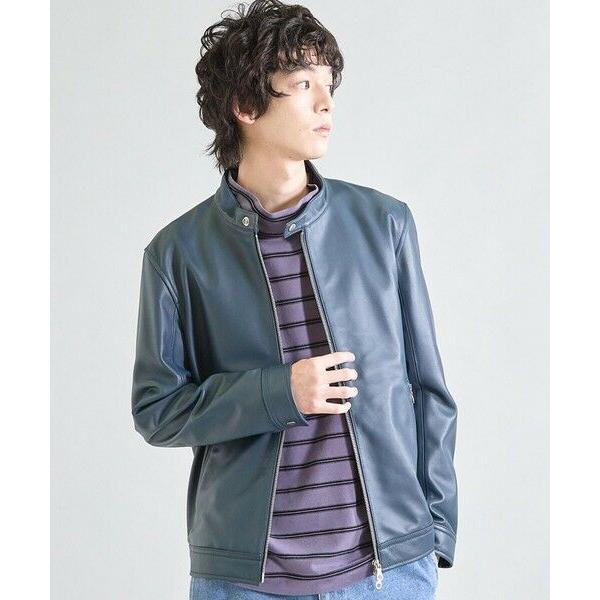 MEN'S BIGI（メンズビギ） シープナッパシングルライダース