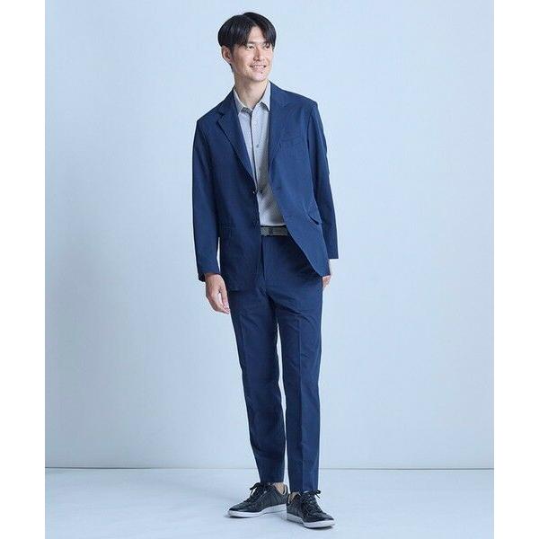 美品✨メンズビギ　シアサッカー　ス洗えるトレッチスーツ　LL　パンツ　L MEN'S BIGI（メンズビギ） 【セットアップ対応】シアサッカー