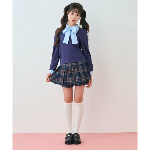 mezzo piano junior / メゾピアノジュニア ロゴ入り立体リボンローファー | mezzo piano Junior | 20