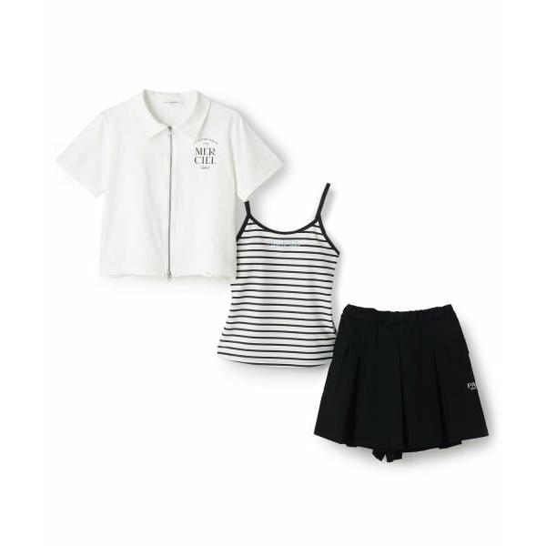 pom ponette junior / ポンポネット ジュニア 【SWIM】【UVカット】ジップアップコーデ3点セット_2