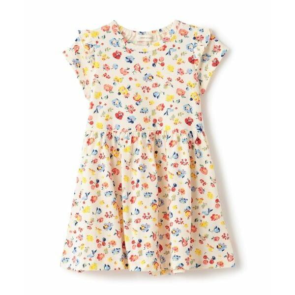 【新品・未使用】SENSE OF WONDER 90サイズ　花柄　ワンピース sense of wonder sense of wonder / センス オブ ワンダー flower