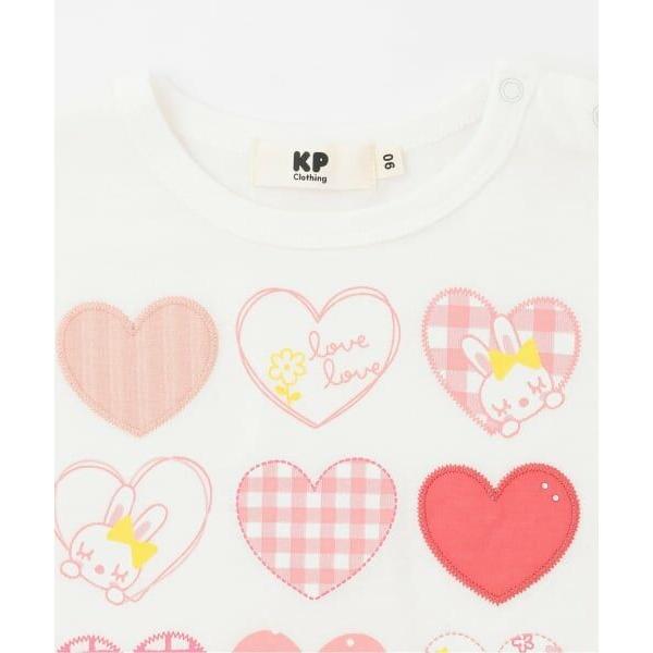 KP KP / ケーピー 【吸水速乾】ハートプリントTシャツ＆キュロット