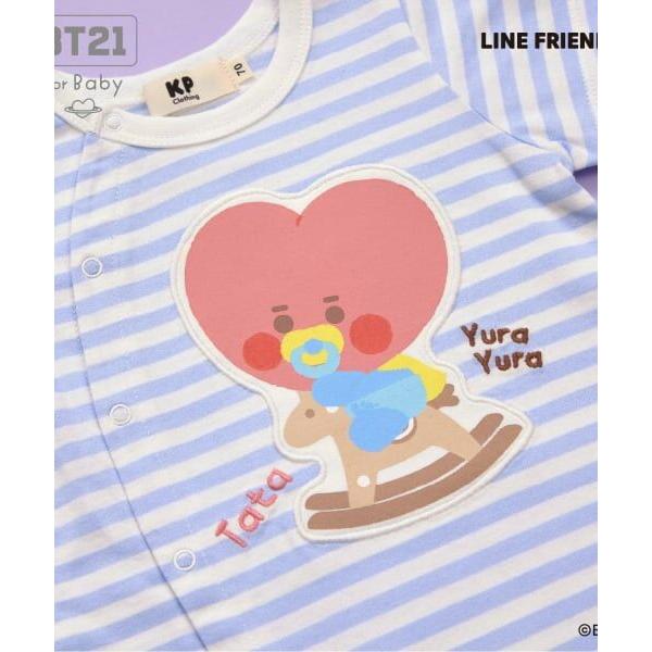KP KP / ケーピー 【BT21】アップリケ 総柄ショートオール