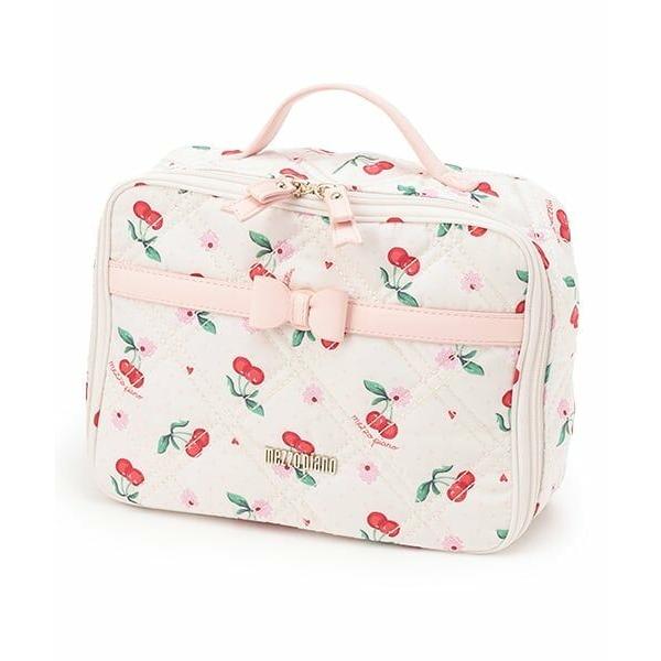 メゾピアノ × キャスキッドソン おむつポーチ トラベルポーチ チェリー コラボ mezzo piano / メゾピアノ 【Cath Kidston】おむつポーチ : タカシマヤ