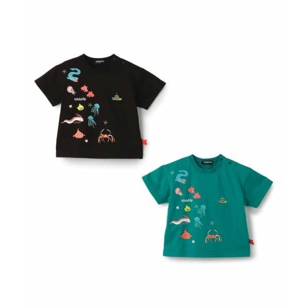 kladskap（クレードスコープ） 蓄光深海魚刺しゅう半袖Tシャツ