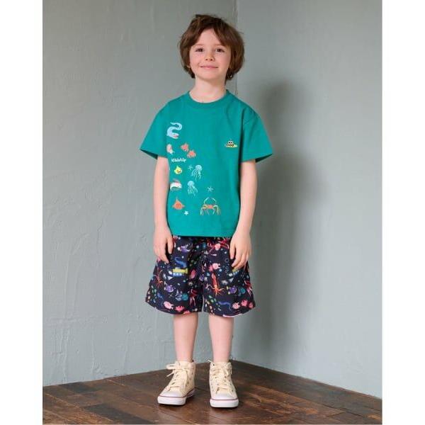 kladskap（クレードスコープ） 蓄光深海魚刺しゅう半袖Tシャツ