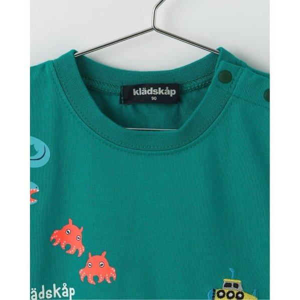 kladskap（クレードスコープ） 蓄光深海魚刺しゅう半袖Tシャツ