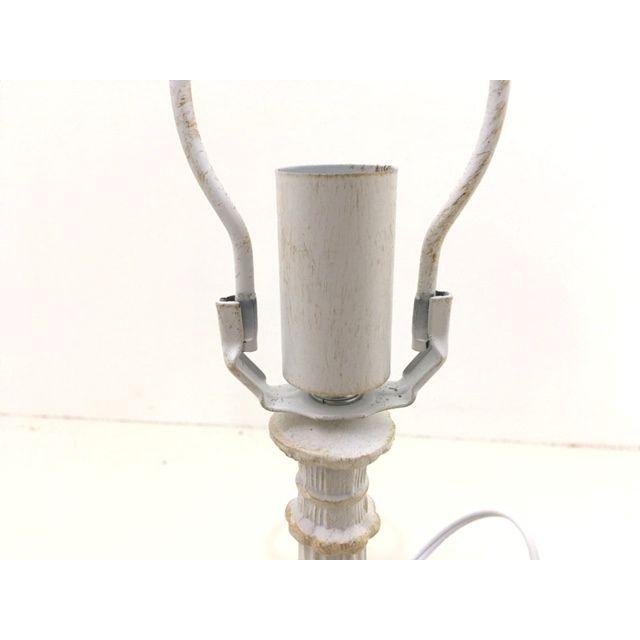 最安値挑戦中★ステンドグラス専用ランプベース　アンティークホワイト　004W　フロアスタンドタイプ　テーブルランプ　シェード用フレーム |  | 04