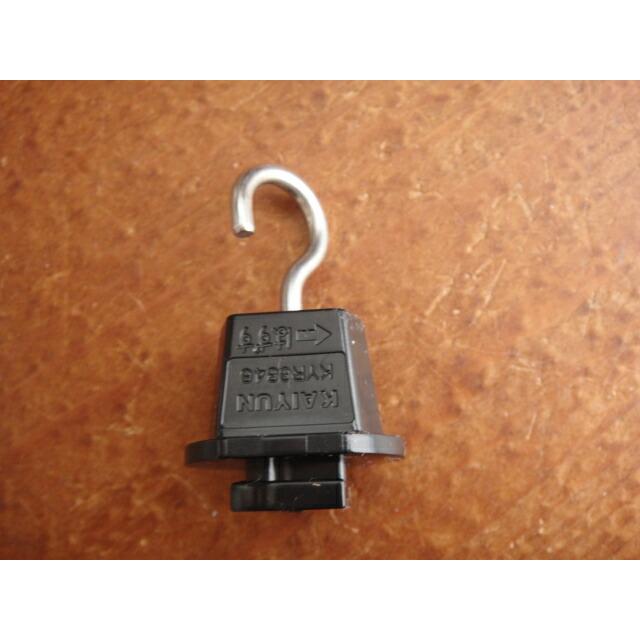 ライティングレール用フックブラック　ダクトレール用S字フック | 