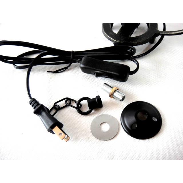 最安値挑戦中★H26cmステンドグラス専用壺型ランプベースE12　フロアスタンドタイプ　テーブルランプ　シェード用フレーム |  | 03