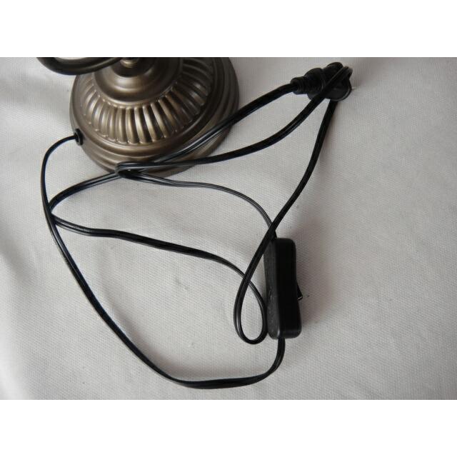 LED電球付き★ステンド制作にオススメ♪ステンドグラス専用吊りS型ランプベースE12　テーブルランプ　卓上タイプ |  | 03