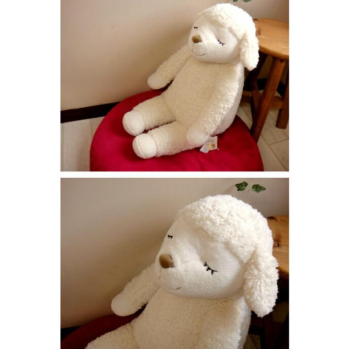 ★ふわふわあったかひつじのメイプル抱き枕アイボリーL/ヒツジのぬいぐるみ　プレゼントギフト出産祝いにオススメ♪雑貨通販【RCP】 |  | 01