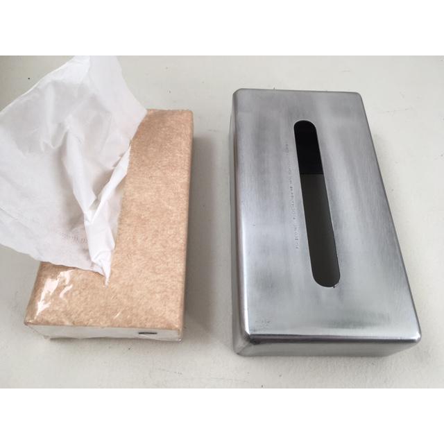 シャビーなALUMINIUMティッシュケース　matte　インダストリアル　シルバー古銀　男前　モダンミッドセンチュリー　ティッシュボックス |  | 02