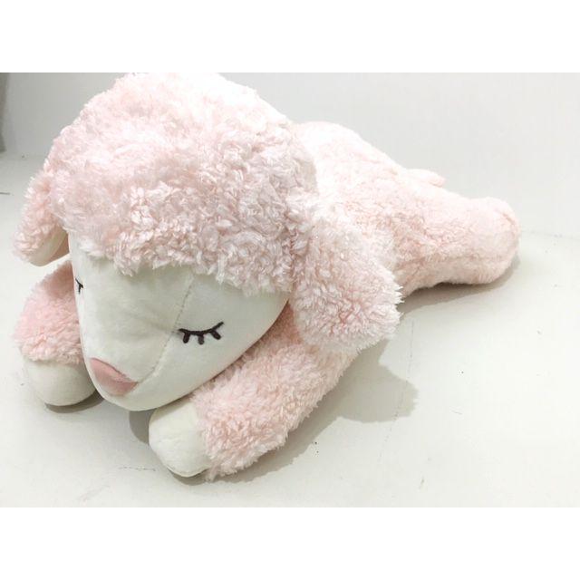 ★ふわふわの肌触り！抱き枕ピロークッション　ヒツジ　サクラ　ピンク　ぬいぐるみ　/ギフト誕生出産祝いに人形ひつじ北欧テイスト雑貨通販【RCP】 | 