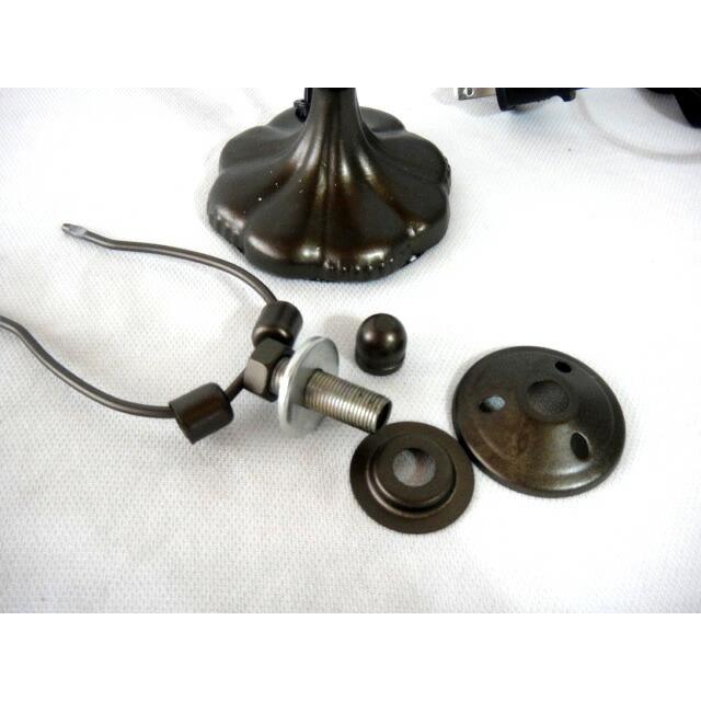 最安値挑戦中★ステンドグラス専用ランプベースE12小さめサイズ　ブラウン　033　フロアスタンドタイプ　テーブルランプ　シェード用フレーム |  | 03