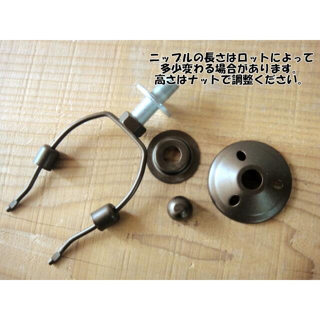 最安値挑戦中★ステンドグラス専用ランプベースE12小さめサイズ　ブラウン　033　フロアスタンドタイプ　テーブルランプ　シェード用フレーム |  | 04