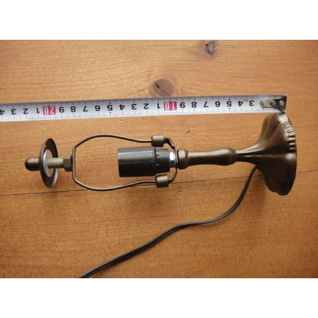 最安値挑戦中★ステンドグラス専用ランプベースE12小さめサイズ　ブラウン　033　フロアスタンドタイプ　テーブルランプ　シェード用フレーム |  | 07