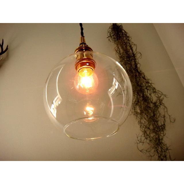 ★真鍮アンティークカフェ風ガラスペンダントランプ　天井照明間接照明LED電球使用可能143　雑貨通販【RCP】 |  | 02