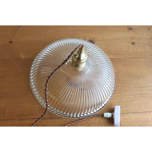 ★昭和レトロ真鍮　ガラスペンダントランプ90　E26オンオフスイッチありアンティーク天井照明間接照明LED電球使用可能　雑貨通販【RCP】 |  | 02