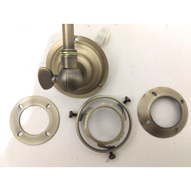 ★カフェモダン●ギャラリー付き古塗装ブラケットランプL E26口金 LED対応壁用ランプ 水道管風 男前 アンティークシャビーレトロ工業作業雑貨通販 工業系 |  | 03