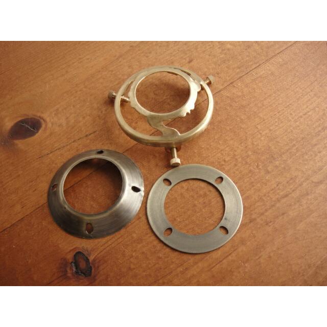 ★ガラスシェード真鍮ブラケットランプU型60スイッチ付E26口金シェード灯具セットウォールランプ壁用照明 LED対応ライトアンティークシャビーレトロ工業作業 |  | 03