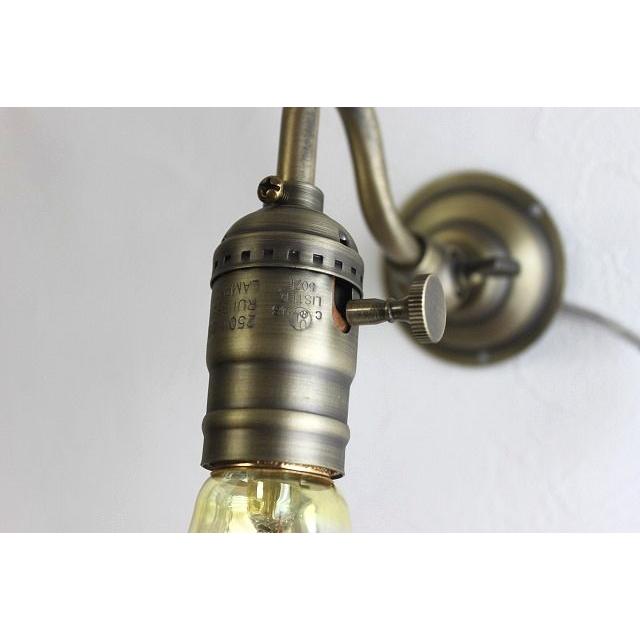 首稼働式ノスタルジックアンティーク古塗装ブラケットランプU型 E26口金 LED対応壁用ランプ 水道管風 男前 シャビーレトロモダン工業作業雑貨通販 |  | 01