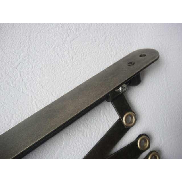 ★シザーブラケットランプ●古塗装 ブロンズ 可動式 E26口金 LED対応壁用ランプアンティークシャビーレトロ工業作業 |  | 04