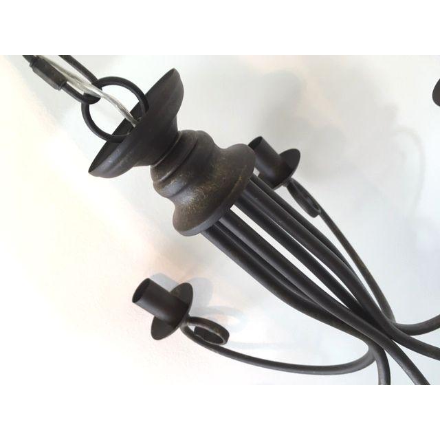 【錆風塗装】シャビーなシャンデリアLED対応  アンティーク 6灯　シンプルモダン　ヴィンテージ風　サビ風塗装加工 |  | 03