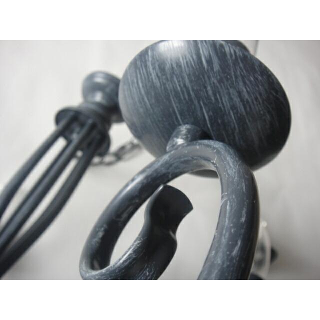 ★送料無料！シンプルシャンデリアランプ 6灯ヴィンテージグレー アンティーク シャビー◆オリジナル モダンヨーロピアンゴシック 鉄色 |  | 06