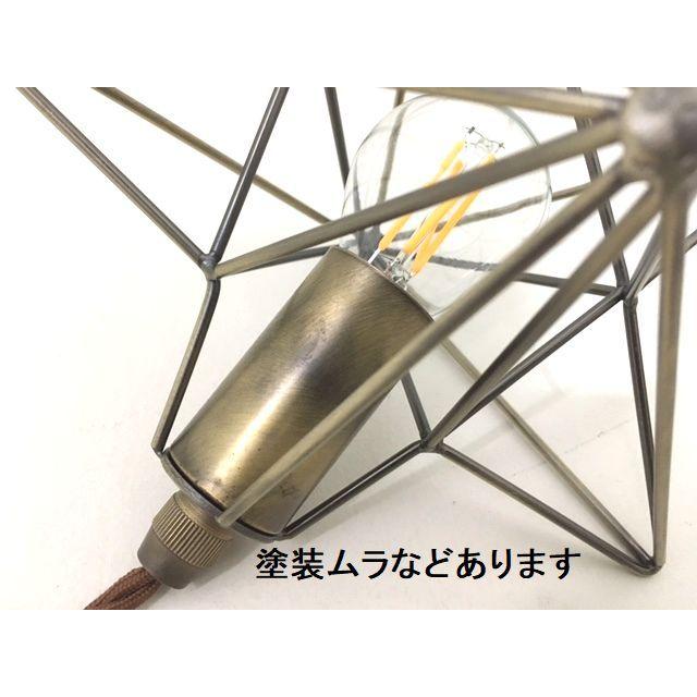 最安値挑戦中★LED電球付き！3連スターライト 星型ペンダントランプ3灯 ブロンズ ブラック LED対応 レトロペンダントライトシャンデリア |  | 06