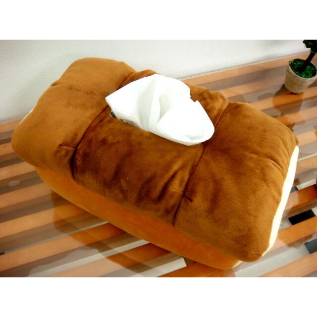 ★リアルふかふか♪食パンティッシュカバー　イギリスパン　Tissuecaseティッシュケース雑貨通販【RCP】 |  | 01
