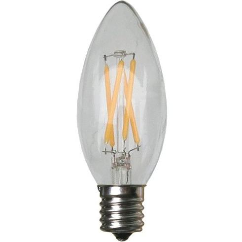 最安値挑戦中★シャンデリア型LED電球　E17　個性的なレトロなフィラメント電球◆モダン　アンティーク型　ヴィンテージランプ　１灯裸電球 |  | 01