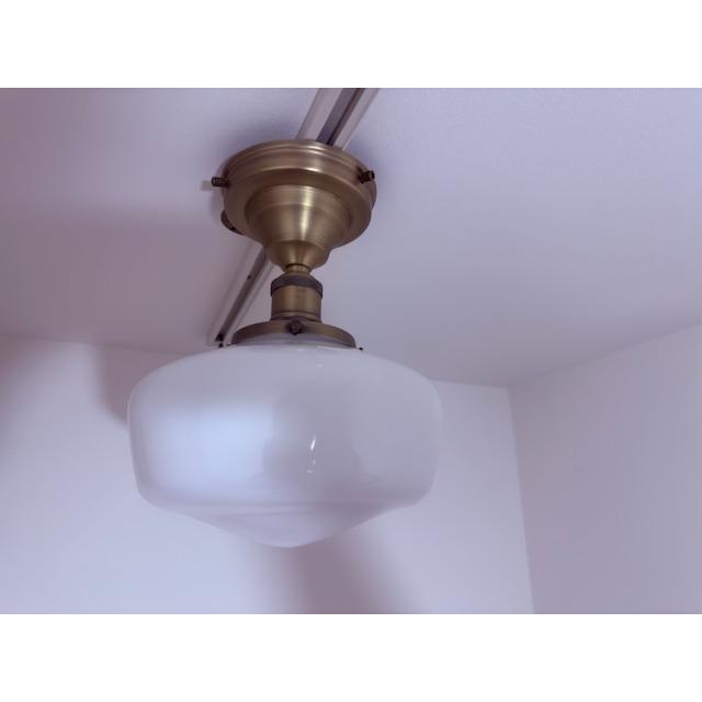 最安値挑戦中☆レトロアメリカンスタイルミルクガラスシーリング